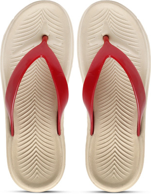 GENVE Women Flip Flops(Beige , 7)