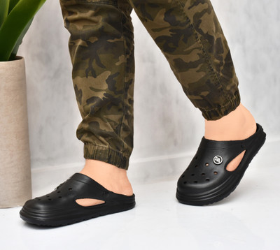 URBOBOX Men Slides(Black , 10)