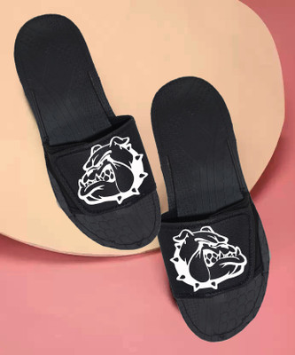 KANEGGYE Men Slides(Black , 7)