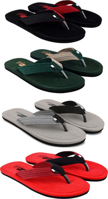 EVOK Men Flip Flops(Multicolor , 6)