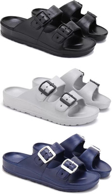 DRACKFOOT Men Slides(Blue , 8)