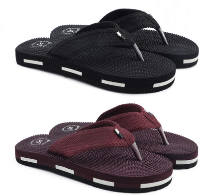 Vokline Men Slippers(Multicolor , 10)