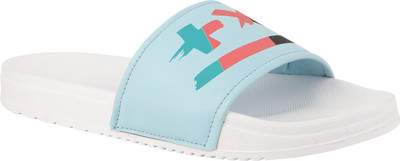 STEP WEY Men Slides(Blue , 8)