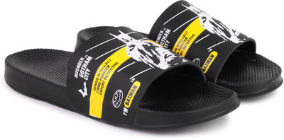 DRACKFOOT Men Flip Flops(Yellow , 7)