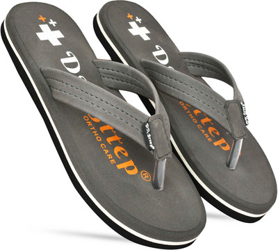 DR STTEP Men Slippers(Grey , 7)