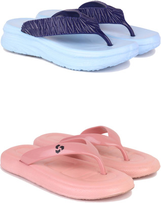 DRACKFOOT Women Slippers(Blue , 7)