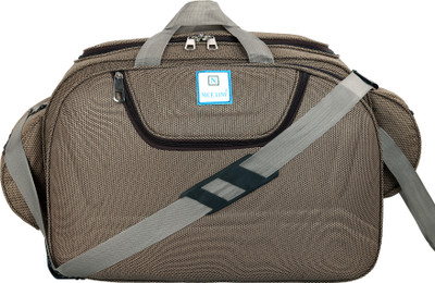 ZENCRAFT (Expandable) BROWN CAPS Duffel With Wheels (Strolley)