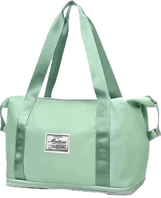 SUNVIKA House Waterproof Lightweight Large Capacity Portable Expandable Folding Travel Bag Small Travel Bag  - Medium(Green)