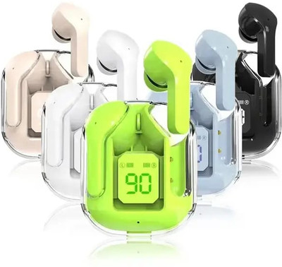 VDTECH New Edition TWS M19 Gaming Earbuds Bluetooth 5.0 Wireless LED Digital Display N8 Bluetooth(Green, In the Ear)