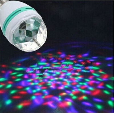 rci Rotating 360 Degree Bulb Magic Disco LED Crystal Light Smart Bulb