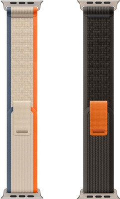 DARKFIT Trail Loop Bands/Straps Compatible with Watch 49mm 46mm 45mm 44mm 42mm, Adjustable Velcro Premium Strap for iWatch Ultra & Ultra 2 Series SE 10 8 7 6 5 4 3 2 1. (Only 2 Pcs Trail Loop Strap, Watch NOT Included) Smart Watch Strap (Black, Blue) Smart Watch Strap(Mullti Color)