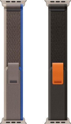 DARKFIT Trail Loop Bands/Straps Compatible with Watch 49mm 46mm 46mm 45mm 44mm 42mm, Adjustable Velcro Premium Strap for iWatch Ultra & Ultra 2 Series SE 10 8 7 6 5 4 3 2 1. (Only 2 Pcs Trail Loop Strap, Watch NOT Included) Smart Watch Strap (Black, Blue) Smart Watch Strap(Mullti Color)
