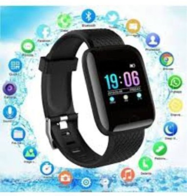 START BUY QJQ_228P_ID116 Smart band Smartwatch(Black Strap, Free Size)