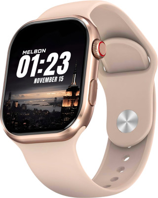 Melbon I8 Pro Smart Watch 1.69” LCD Display, Multiple Watch Faces,Sleep Monitor Smartwatch(Pink, Multicolor Strap, Free Size)