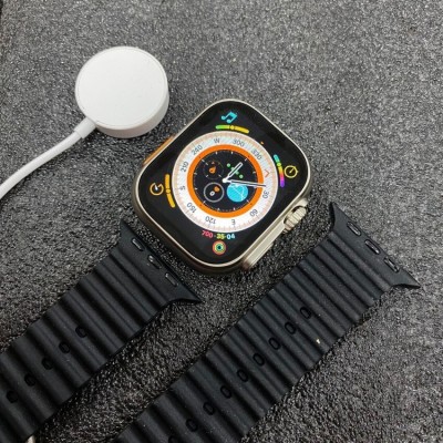 IMMUTABLE T800 Ultra Bluetooth Calling Smart Watch Black edcew10 Smartwatch(black Strap, free)
