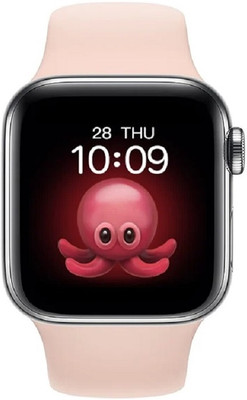 VYGHA COLLECTION T55 S8 Bluetooth Calling Watch with BP Monitor touch display Smartwatch Smartwatch(Pink Strap, Free Size)