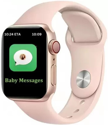 VYGHA COLLECTION Pink S8 with Ultra Pink Strap Full Touch Display Fitness tracker Smartwatch Smartwatch(Pink Strap, Free Size)