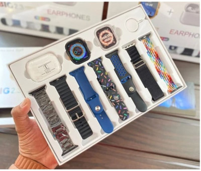 PAPLAJ ENTERPRISES i20 Ultra Android Smart Watch- 7in1 Combo Smartwatch(Multicolor Strap, Free Size)