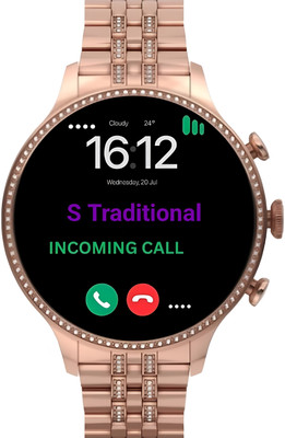 MELZRON Gen9- smartwatch Smartwatch(Rose Gold Strap, Free Size)