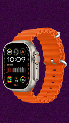 PROBMX T800 ULTRA SMARTWATCH Smartwatch(ORANGE Strap, 1.99)