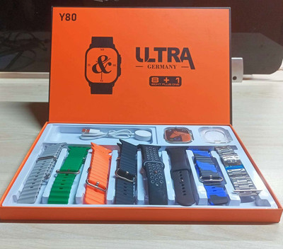 Congi Y80 Android Smart Watch Men 4G Network BT Call GPS X8 Ultra S8 Smartwatch Smartwatch(Multicolor Strap, Free Size)