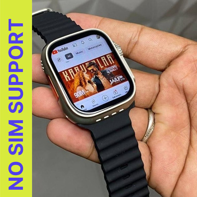 Deepak Sales T800 Ultra Smart Watch BLACK Smartwatch(Black Strap, Free Size)