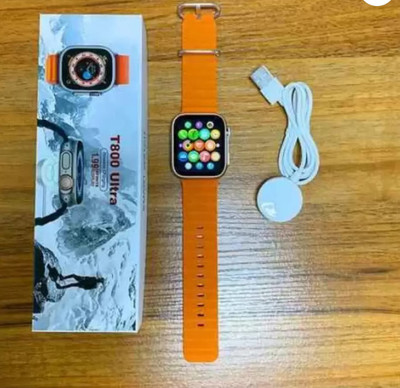 Yash Enterprises T800 NovaLink: Redefining Connectivity, Redefining Style Smartwatch(Black Strap, Free Size)