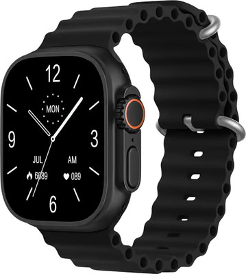 Yash Enterprises T800 Ultra Edition smart watch with WiFi GPS SIM card 4G Wireless Charger D4 Smartwatch(Black Strap, Free Size)