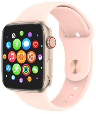 Moktu T500 BT watch 2in Big Screen Sunlight Proof Display Music Play Insta WA Notifier Smartwatch(Pink Strap, Free Size)