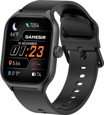 BTB Lumina Black Smartwatch with Bluetooth, Fitness & Heart Rate Tracking Smartwatch(Lumina Black Strap, Free Size)