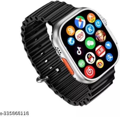 IMMUTABLE T800 Ultra Bluetooth Calling Smart Watch Black edcew12 Smartwatch(black Strap, free)