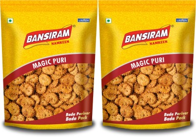 Bansiram Magic Puri Namkeen Combo(2 x 400 g)