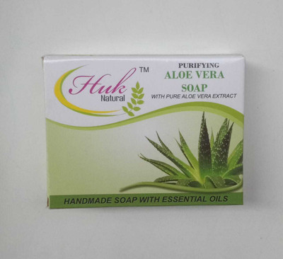 Huk Natural Aloe Vera Soap With Aloe Vera Extract & Tulsi Extract(4 x 100 g)