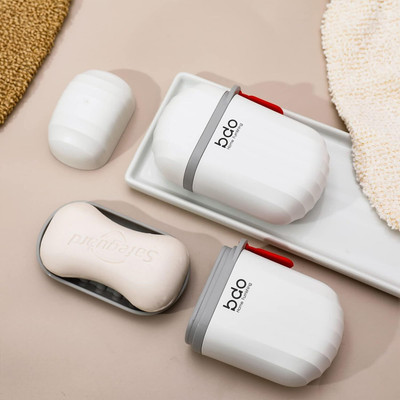 eshopy Travel Soap Holder Portable Soap Dish For Home(White)