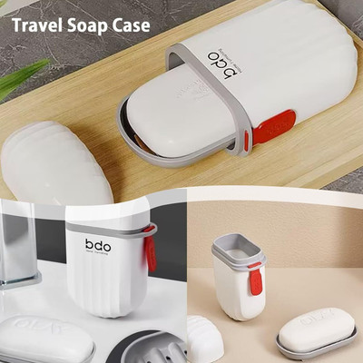 SodhaEnterprise Traveling Soap Holder(White)