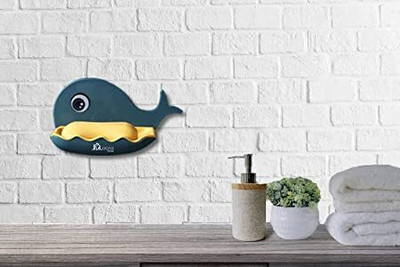 KRAZE Pack of 2 Beautiful Fish Design Double Layer Self Draining Soap Case x2.49(Multicolor)