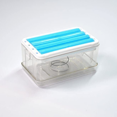 MAHAVIR ENTERPRISE ESTORE 2-in-1 Portable Soap Dish & Soap Dispenser with Roller and Drain Holes,(Multicolor)
