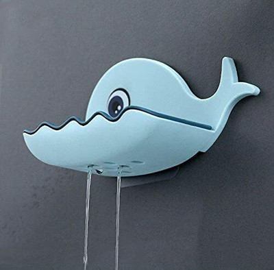 VNE PRODUCTS Pack of 1 Attractive Dolphin Shape Double Layer Self Adhesive Soap Casex1.72(Multicolor)