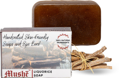 mushe LIQUORICE SOAP Natural skin brightening Soothes and calms antioxidant(2 x 75 g)