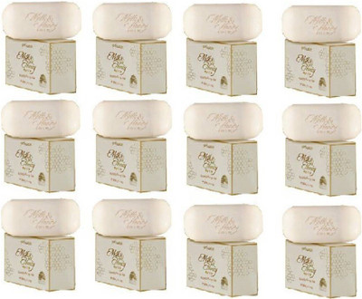 Oriflame Milk and Honey Bar Soap (Pack of 12)(12 x 100 g)