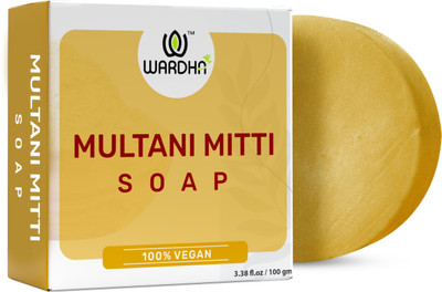 Wardha Natural Multani Mitti 100% Organic Homemade Soap (100 g)(100 g)