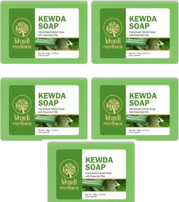 MeriBana Herbal Kewda Soap Enriched with Kewda Extracts 125g(5 x 125 g)