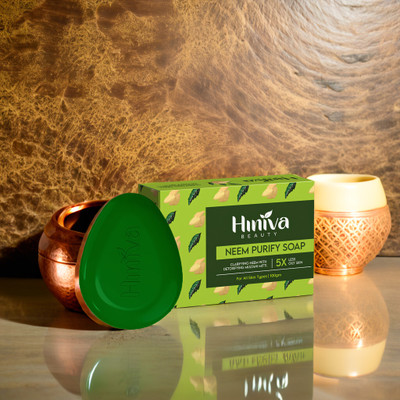 Hiniva Beauty Purifying Neem Luxury Soap – Natural Cleanse with Spa-Richness & Glow N-55.227(2 x 100 g)