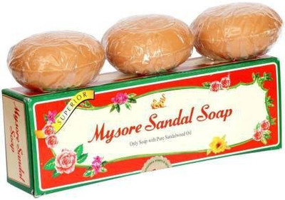 MYSORE SANDAL Bath Tablet trio soao(3 x 150 g)