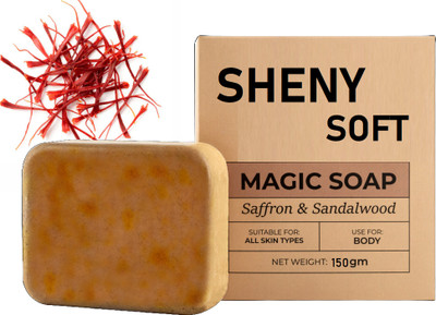 sheny soft Natural & Handmade sfflon and sandalwood Soap de tan magic soap(150 g)