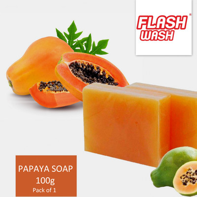 flashwash papaya soap1(100 g)