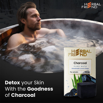 Herbal Friend Detox your skin with the goodness of Charcoal(3 x 100 g)