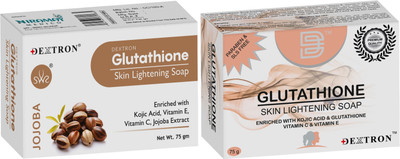 DEXTRON Jojoba & Glutathione Soap Combo – 150g(2 x 75 g)