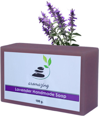 aromazing Natural Lavender Handmade Soap with Goat Milk and Essential Oils | Pack of 1(100 g)