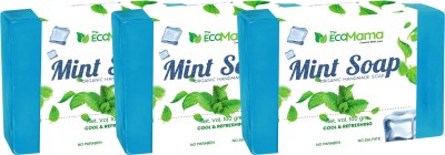 The Eco Mama MINT ORGANIC HANDMADE SOAP(3 x 100 g)